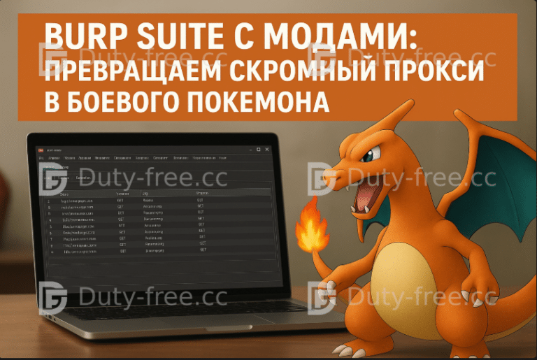 Burp Suite с модами: превращаем скромный прокси в боевого покемона